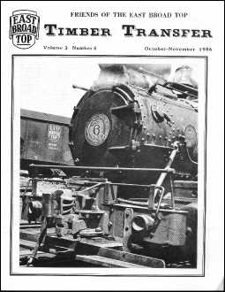 Timber Transfer Cover: Vol. 03, No. 4 (Oct/Nov 1986)