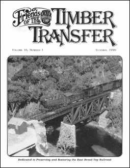 Timber Transfer Cover: Vol. 16, No. 1 (Summer 1999)